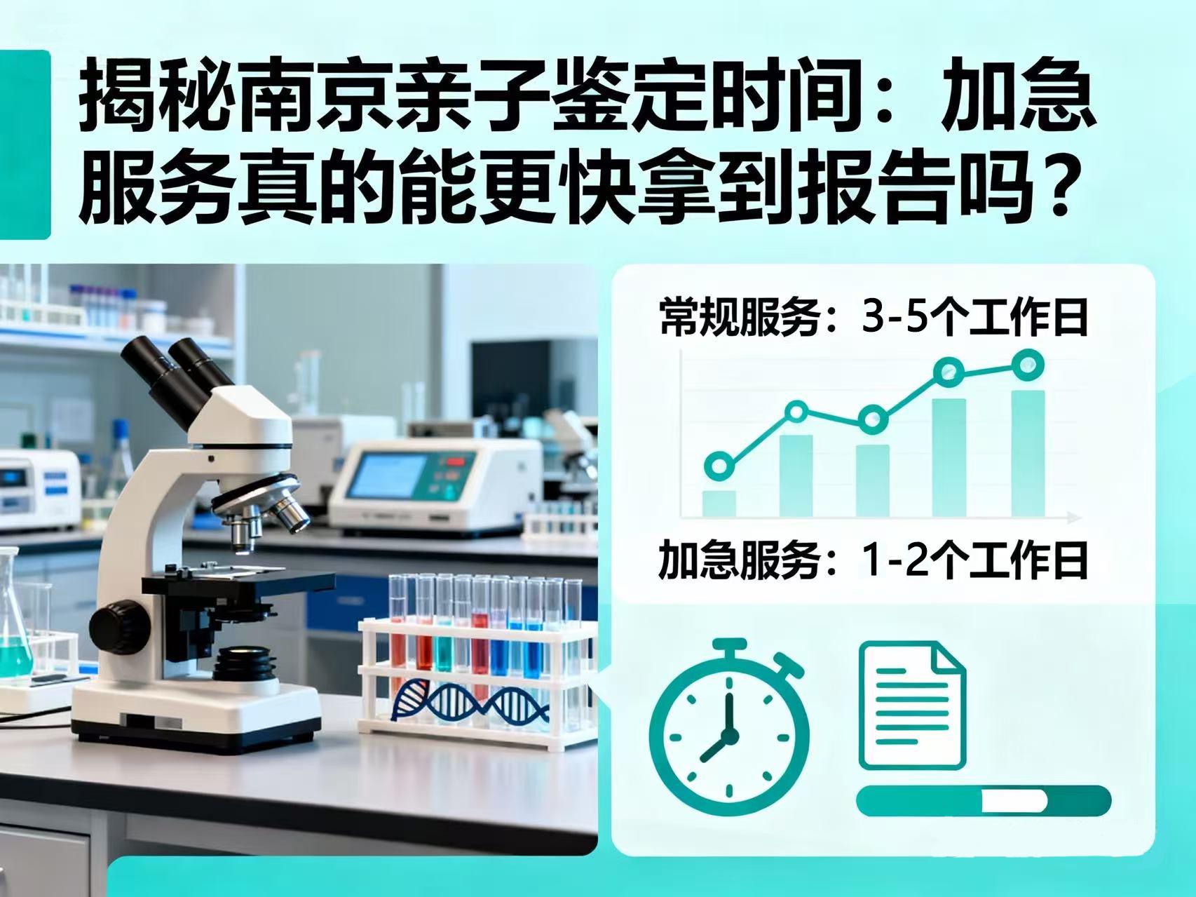揭秘南京亲子鉴定时间：加急服务真的能更快拿到报告吗？